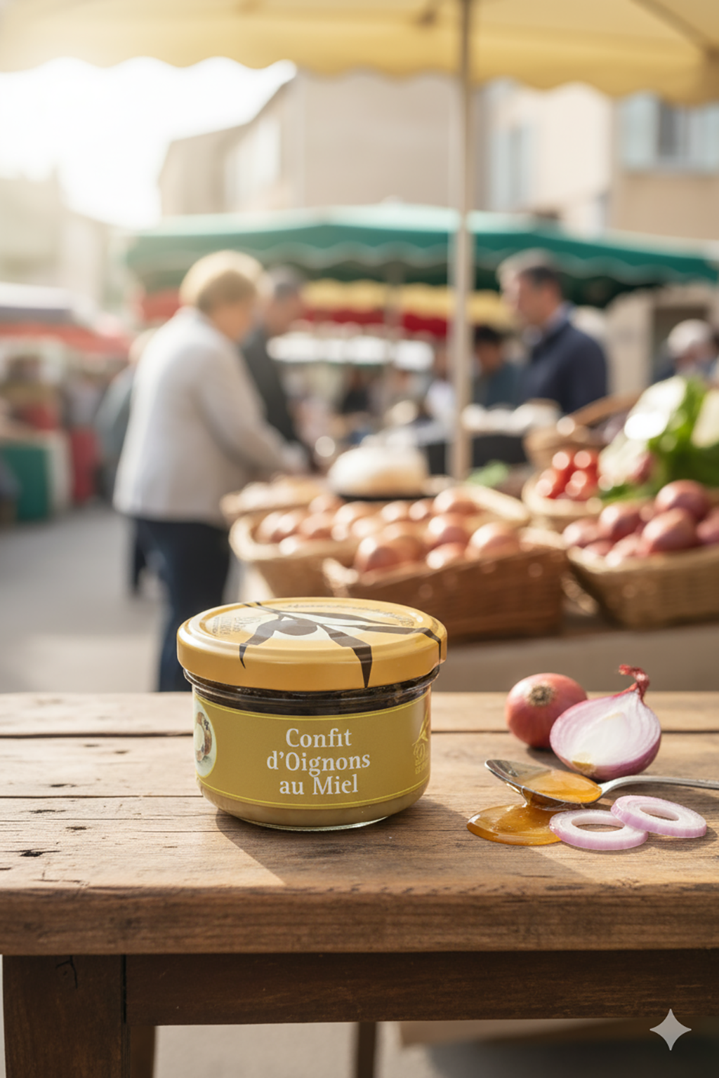 Confit d'Oignons au Miel  (Zwebelconfit mit Honig)