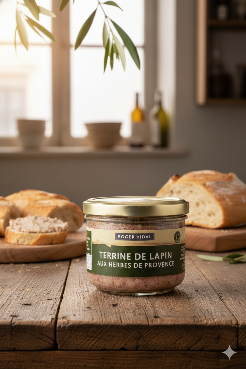 Terrine de Lapin aux Herbes (Kaninchenpastete mit Kräutern)